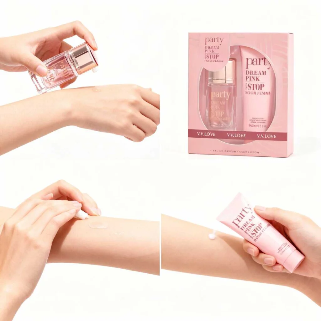 Set V.V. LOVE Party Dream Pink, 2 piese - imagine 3