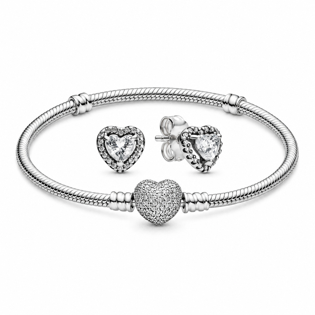 Set bijuterii Love Heart