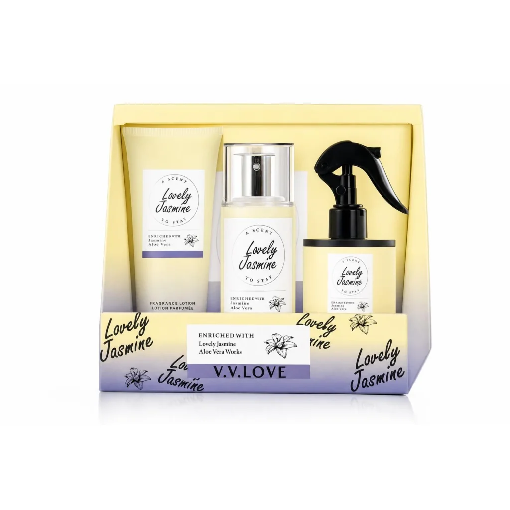Set cadou, Lovely Jasmine, 3 piese