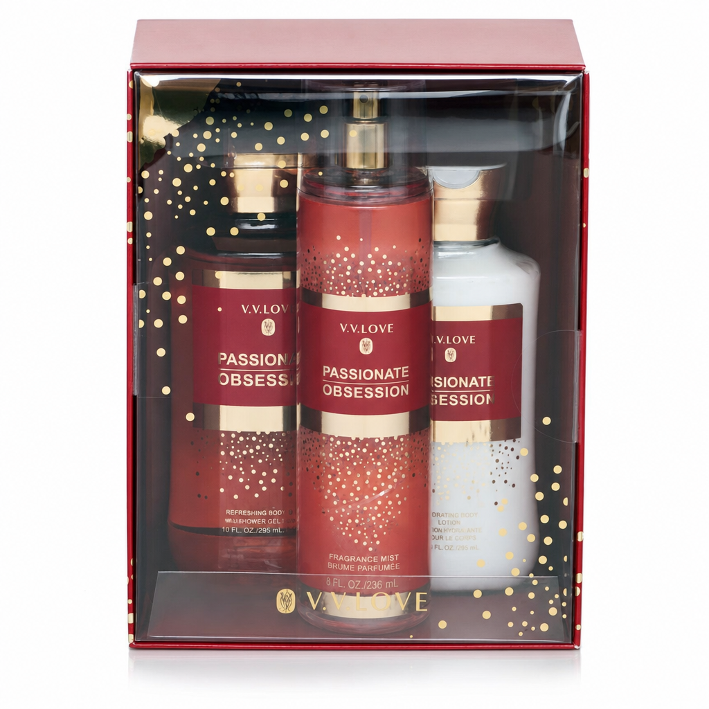 Set cadou Passionate Obsssion, 3 piese