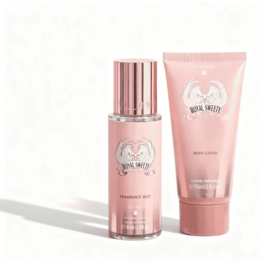 Set cadou Royal Sweety, lotiune si spary de corp, 2 piese