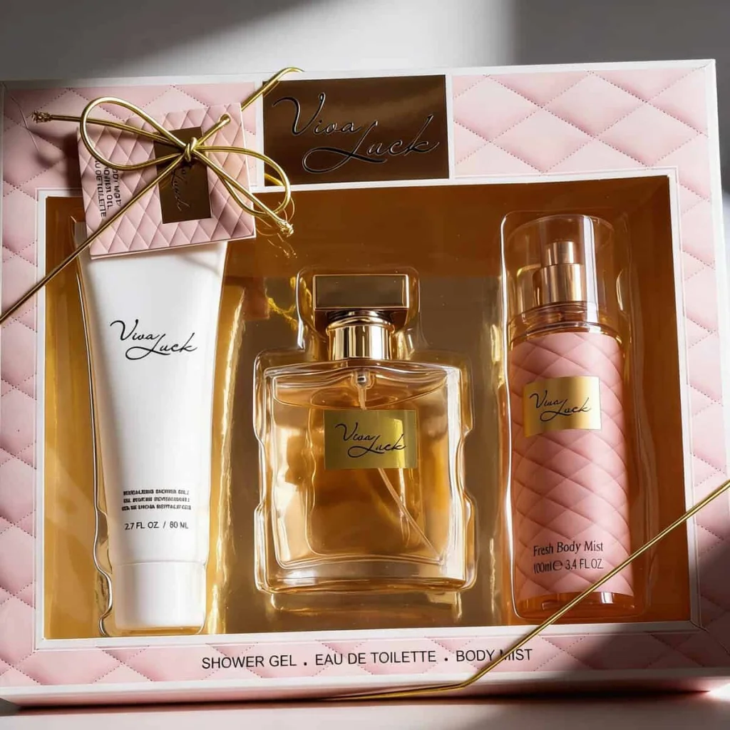 Set cadou Viva Luck Pink,3 piese - imagine 3