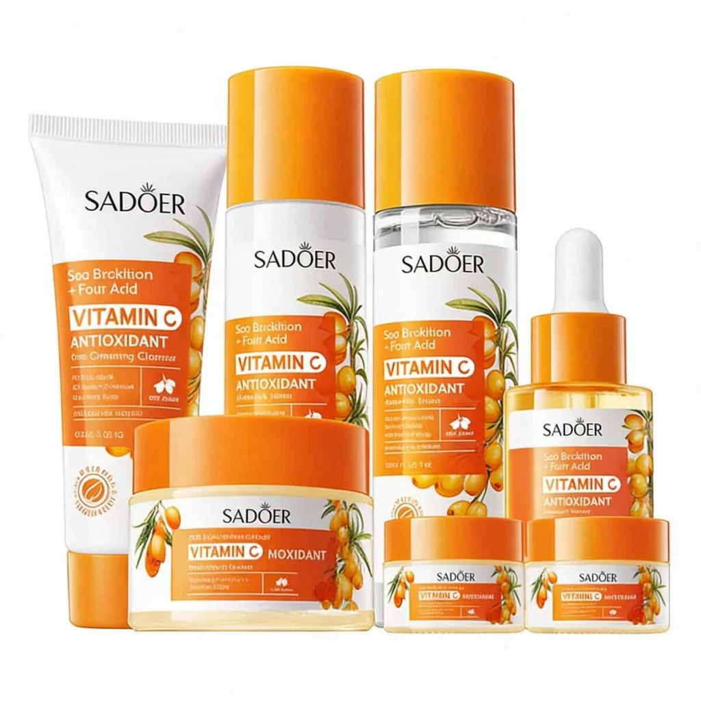 Set cadou cu vitamina C si catina, Sadoer, 6 piese - imagine 2