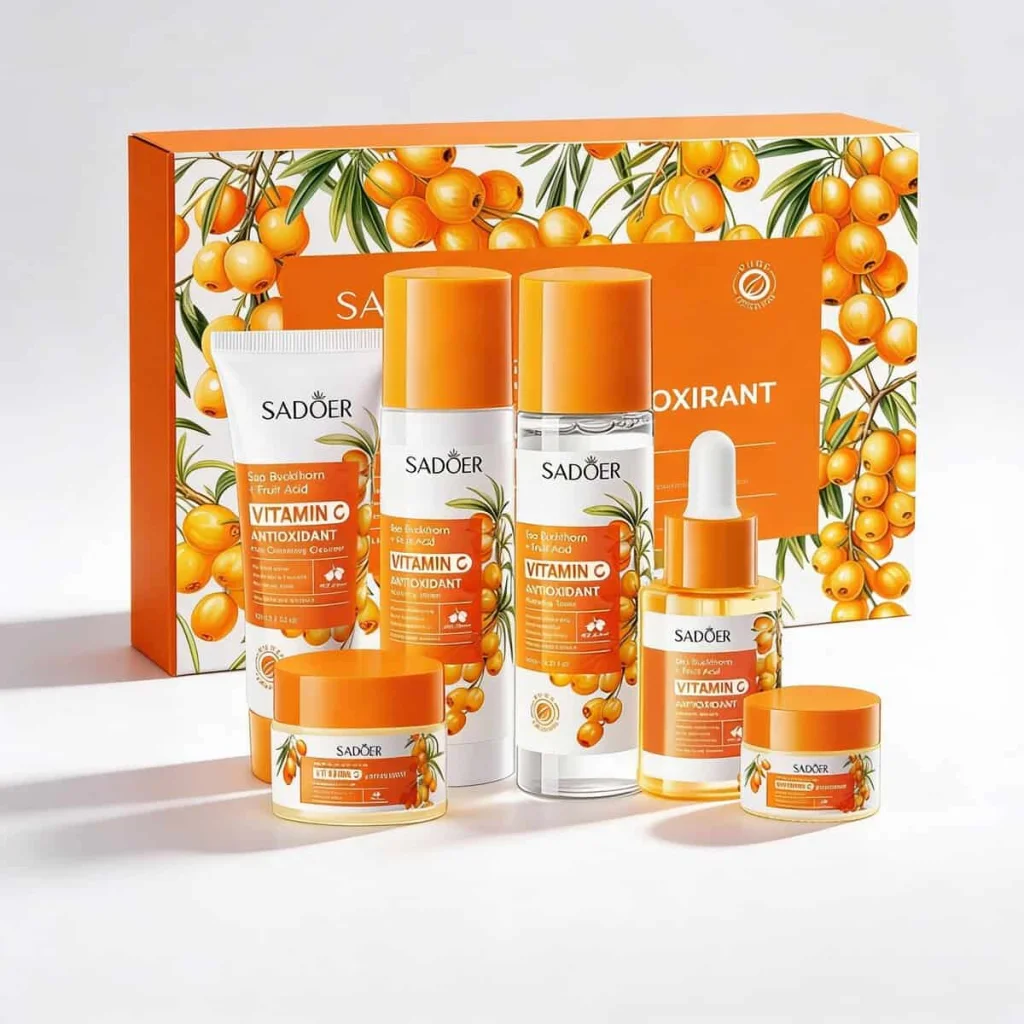 Set cadou cu vitamina C si catina, Sadoer, 6 piese - imagine 3