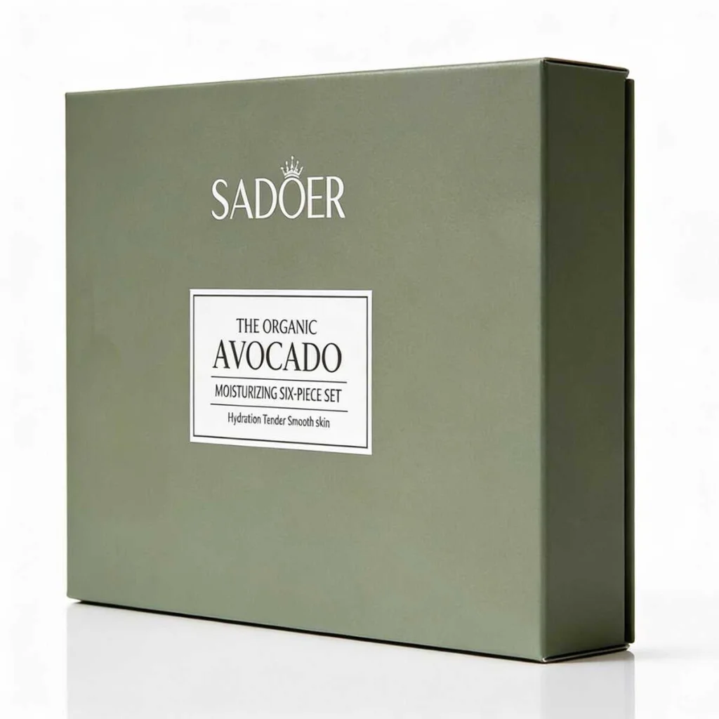 Set cadou de ingrijire cu avocado, Sadoer, 6 piese