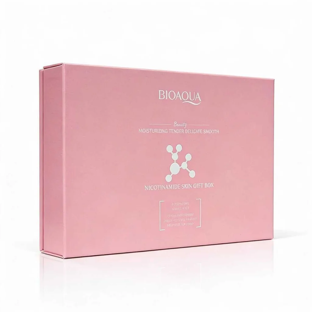 Set cadou de ingrijire cu niacinamide, Bioaqua, 6 piese