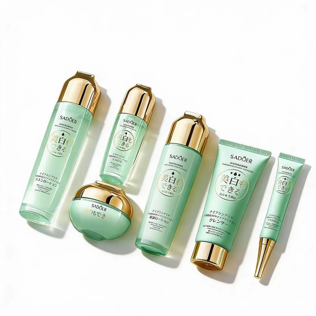 Set cadou de ingrijire cu niacinamide, Sadoer, 6 piese