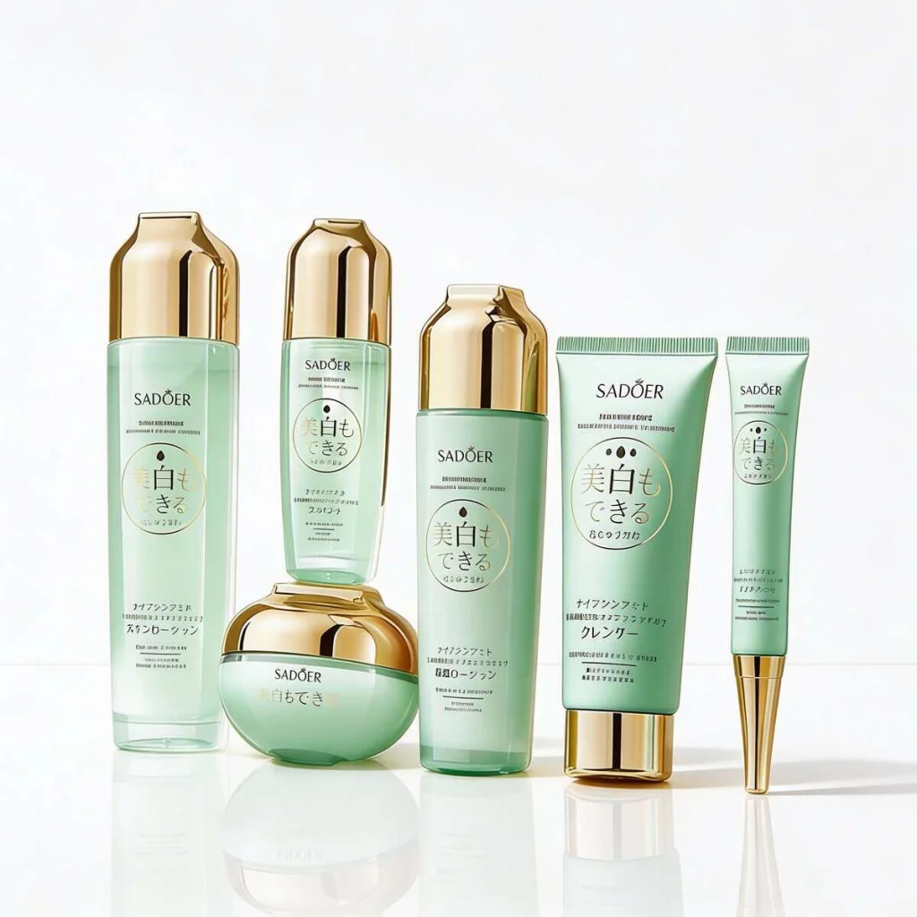 Set cadou de ingrijire cu niacinamide, Sadoer, 6 piese - imagine 3