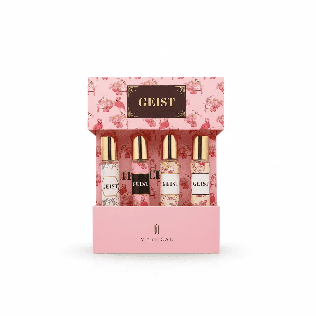 Set cadou parfumuri mini Geist by Mystical, 4 piese x 20 ml
