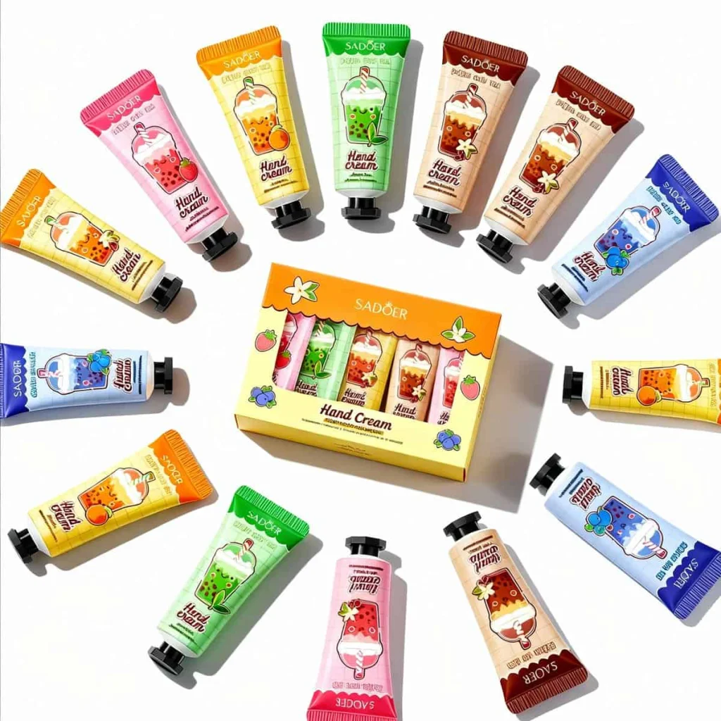 Set creme de maini, gama Bubble Milk Tea, 5 piese - imagine 4