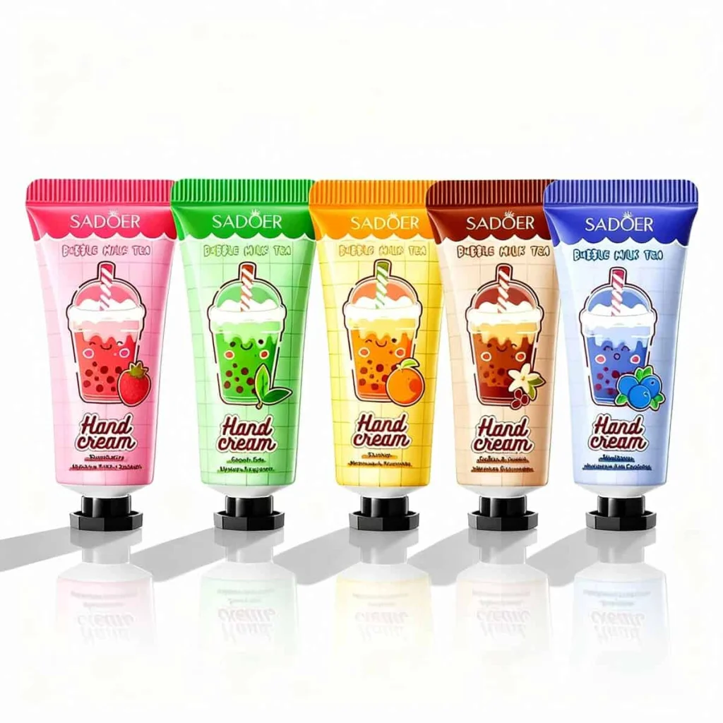 Set creme de maini, gama Bubble Milk Tea, 5 piese - imagine 2