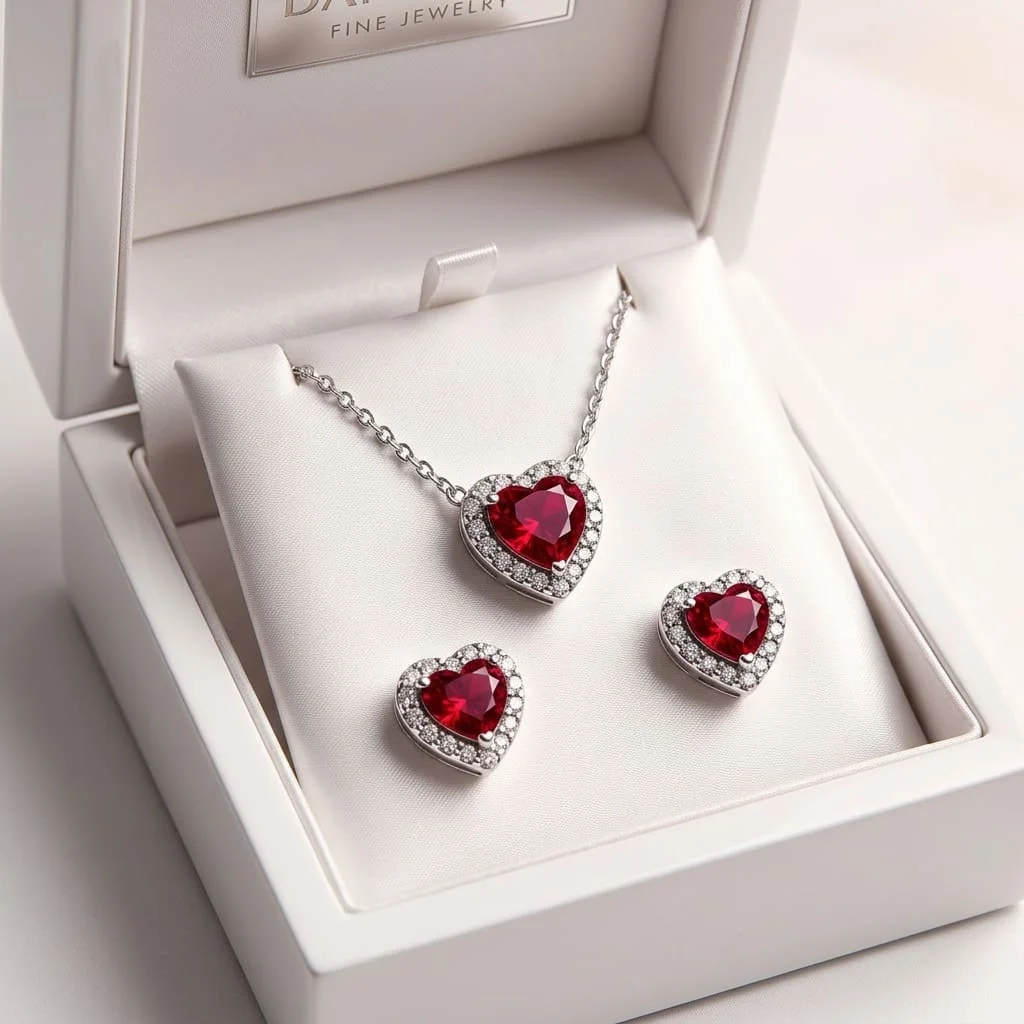 Set de bijuterii Red Seduction - imagine 2