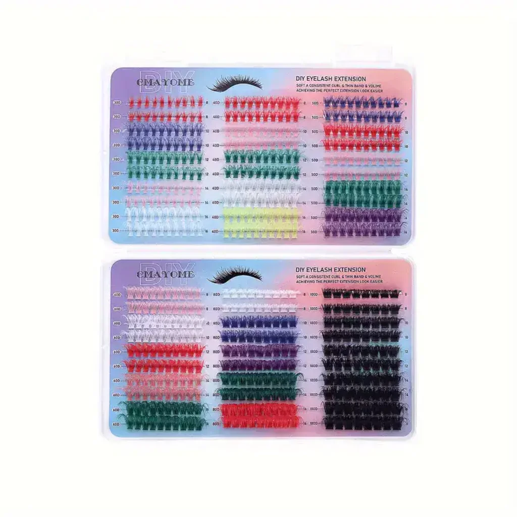 Set extensii gene colorate, 570 bucati - imagine 3