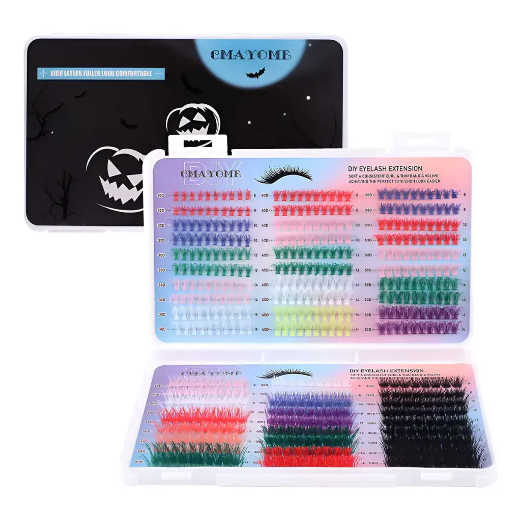 Set extensii gene colorate, 570 bucati