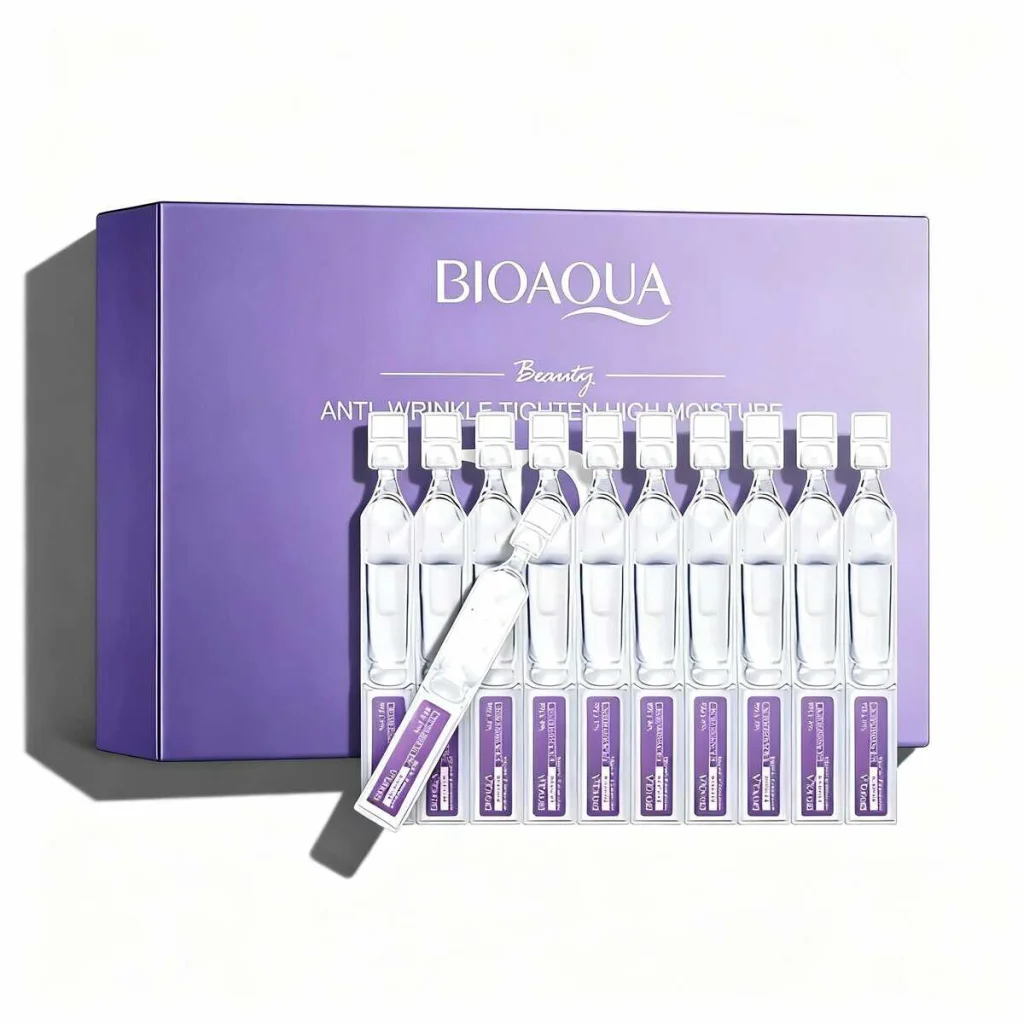 Set fiole cu retinol anti aging, Bioaqua, 30 bucati - imagine 3