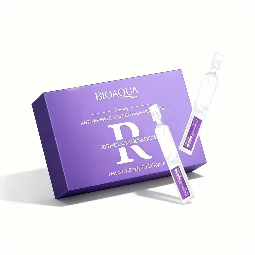 Set fiole cu retinol anti aging, Bioaqua, 30 bucati