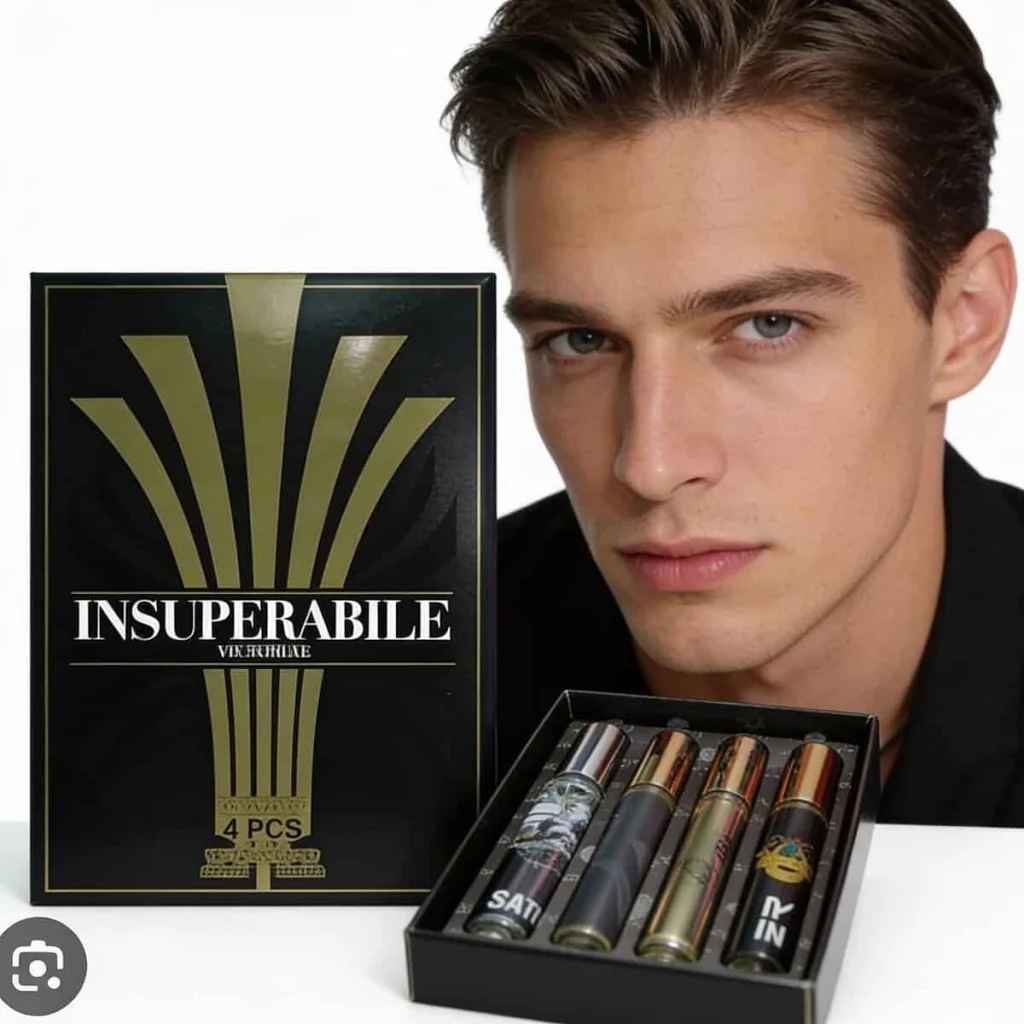 Set mini parfumuri pentru bărbați, V.V.LOVE, 4 piese - imagine 3
