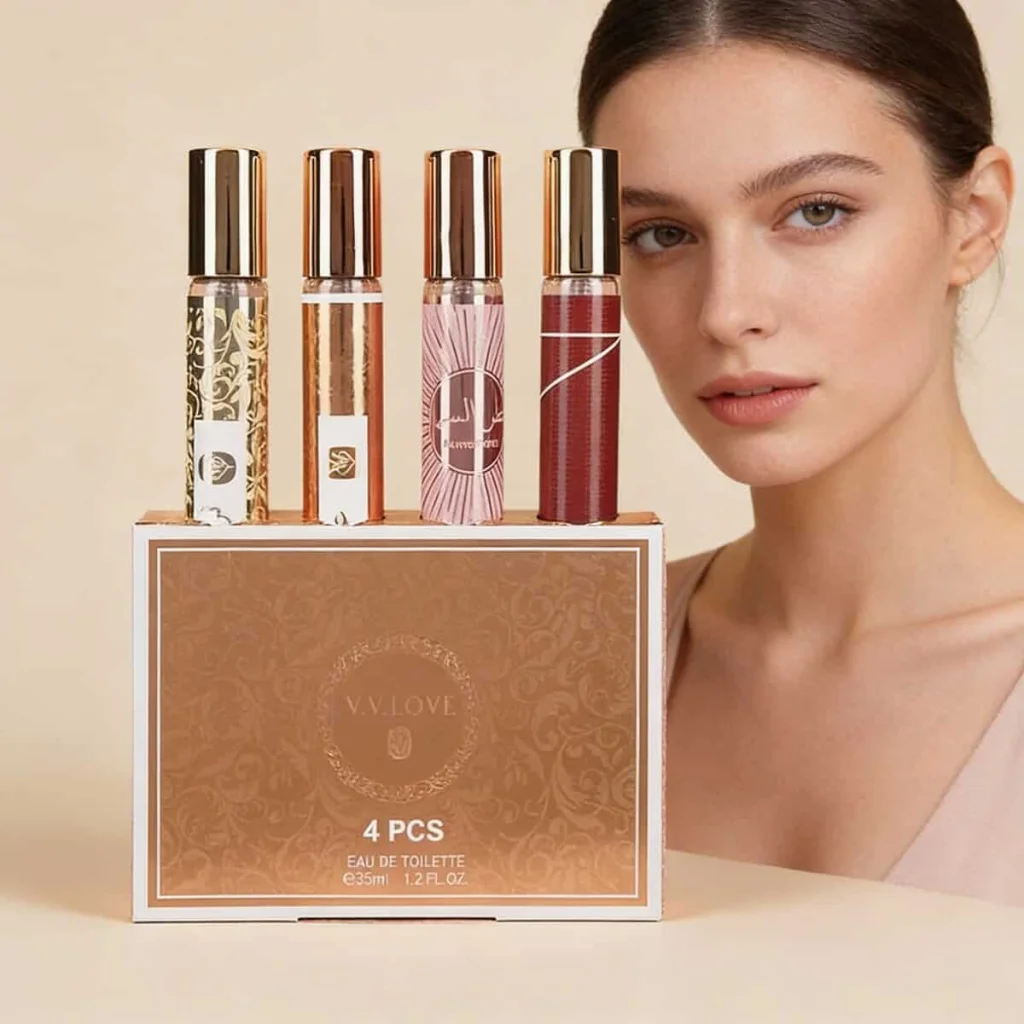 Set mini parfumuri pentru femei, V.V.LOVE, 4 x 35 ml - imagine 5