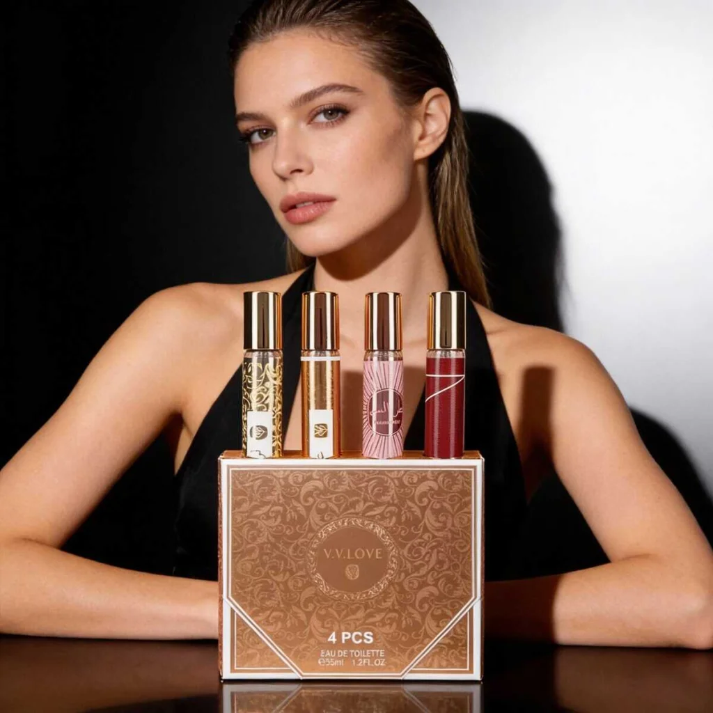 Set mini parfumuri pentru femei, V.V.LOVE, 4 x 35 ml - imagine 2