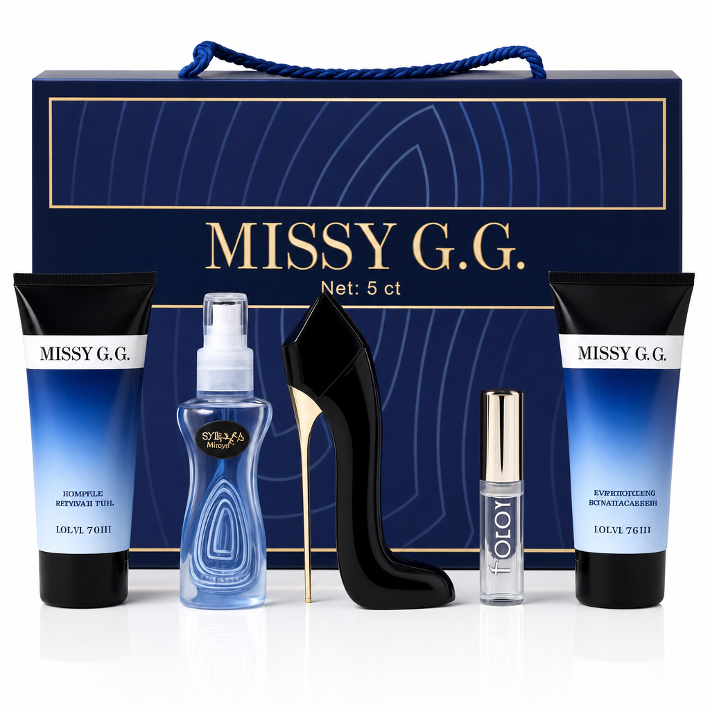 Set parfum cadou Blue, 5 piese