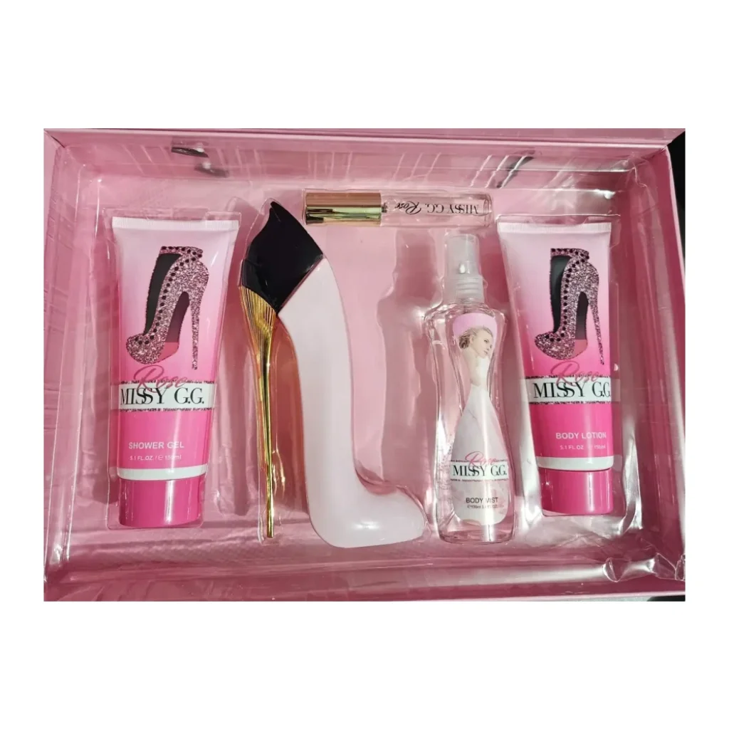 Set parfum cadou Rose, 5 piese - imagine 4