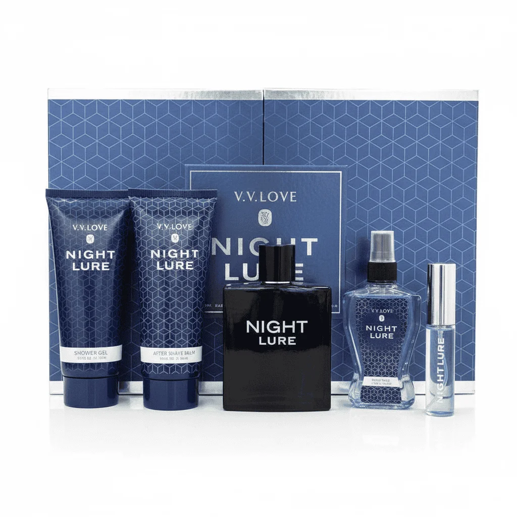 Set parfum cadou, night lure, 5 piese