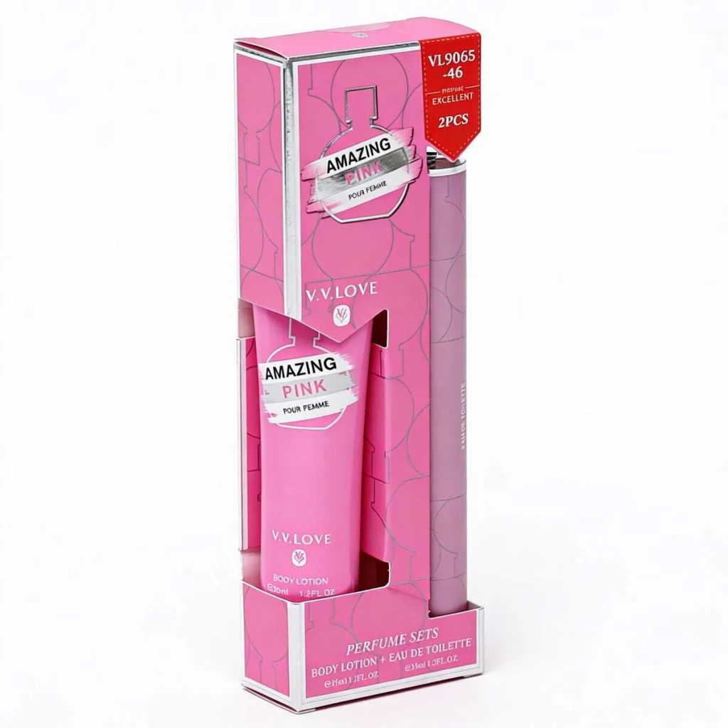 Set parfum și loțiune de corp pentru femei, V.V.LOVE, 2 piese