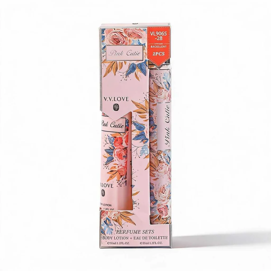Set parfum și loțiune de corp pentru femei, V.V.LOVE, 2 piese