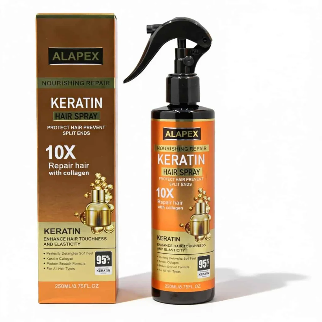 Spray de păr cu keratină și colagen, 250 ml