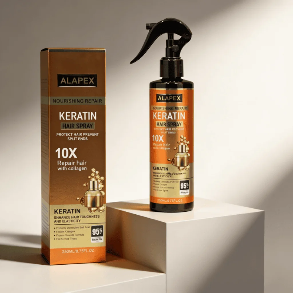 Spray de păr cu keratină și colagen, 250 ml - imagine 2