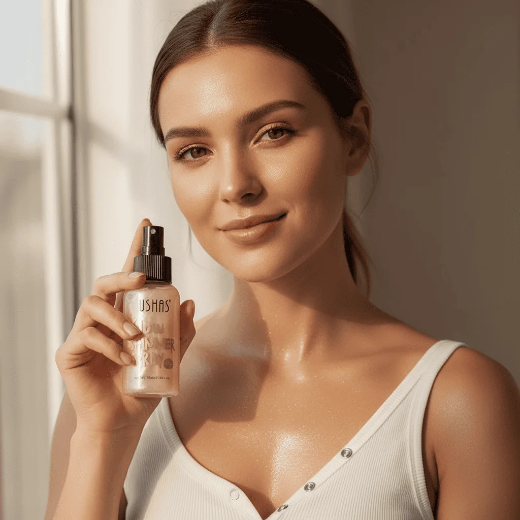 Spray hidratant pentru ten strălucitor - imagine 2