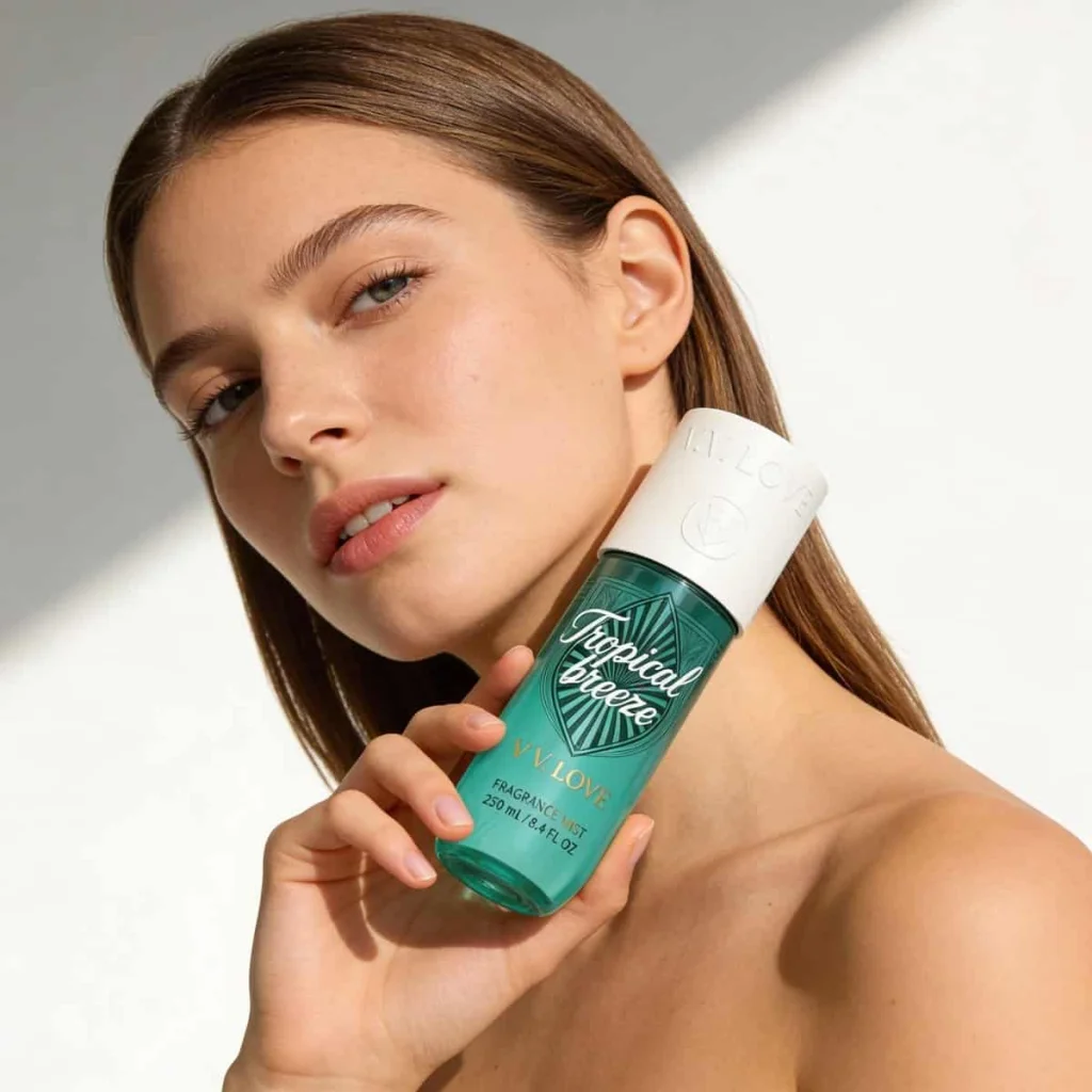 Spray parfumat pentru corp V.V. Love Tropical Breeze, 250 ml - imagine 2