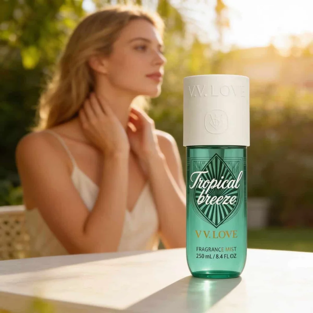 Spray parfumat pentru corp V.V. Love Tropical Breeze, 250 ml - imagine 3