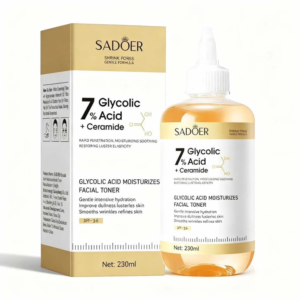 Toner Facial cu Acid Glicolic și Ceramide, 230ml
