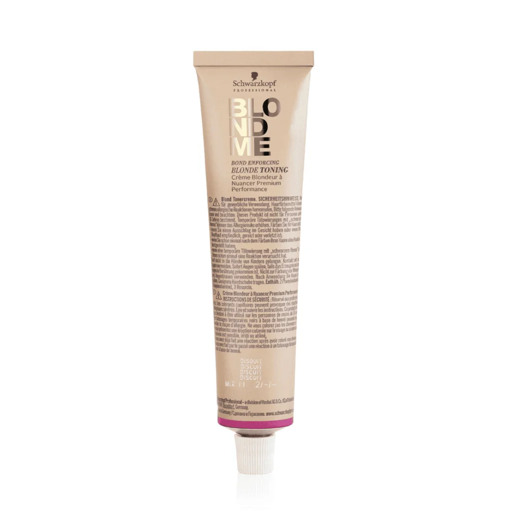 Toner profesional pentru păr blond, nuanța Biscuit, Schwarzkopf BlondMe, 60 ml - imagine 2