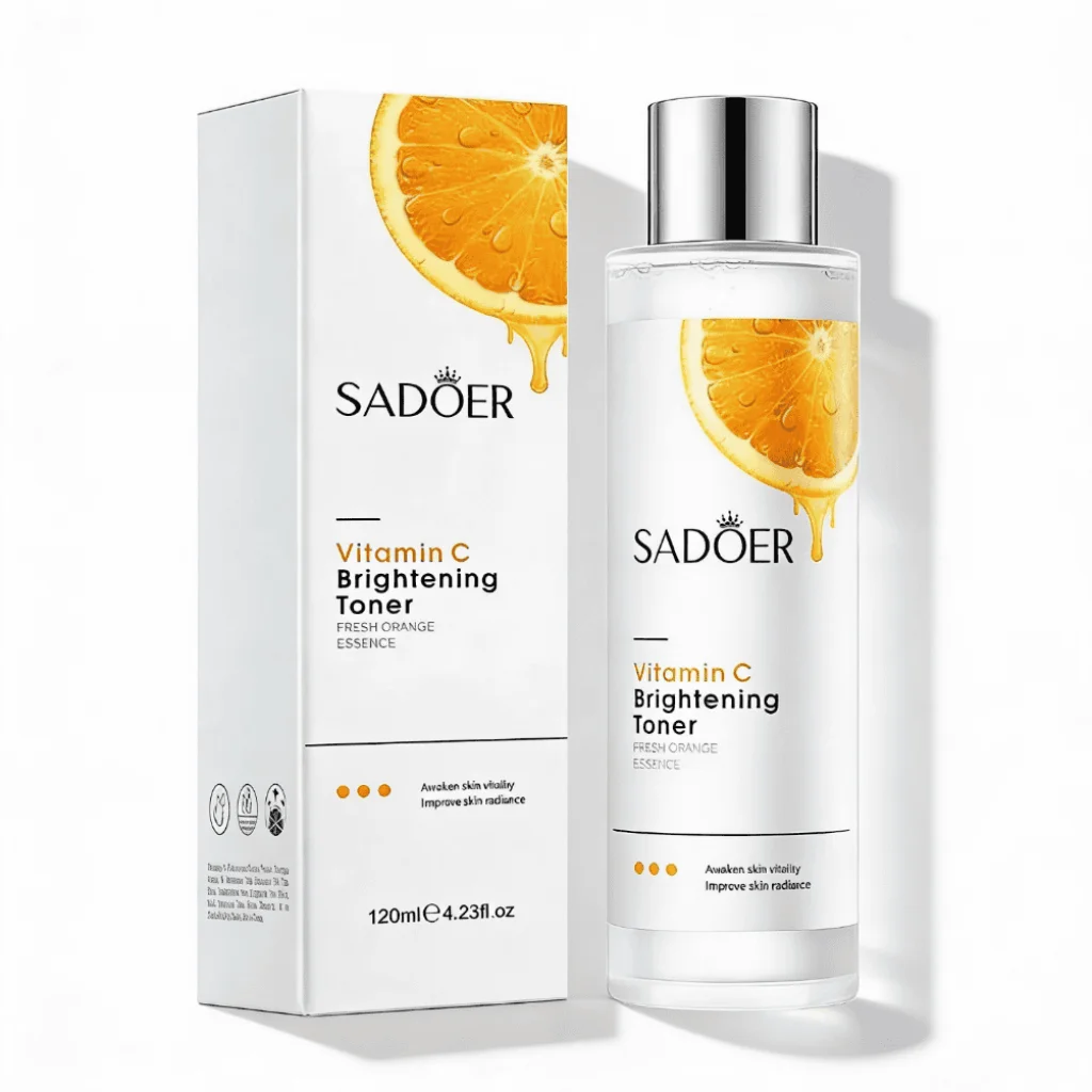 Tonic facial cu vitamina C pentru luminozitate, Sadoer, 120 ml