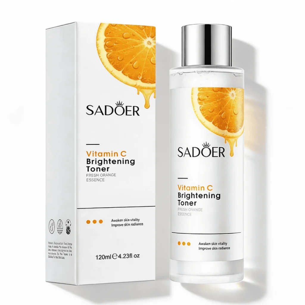 Tonic facial cu vitamina C pentru luminozitate, Sadoer, 120 ml - imagine 2