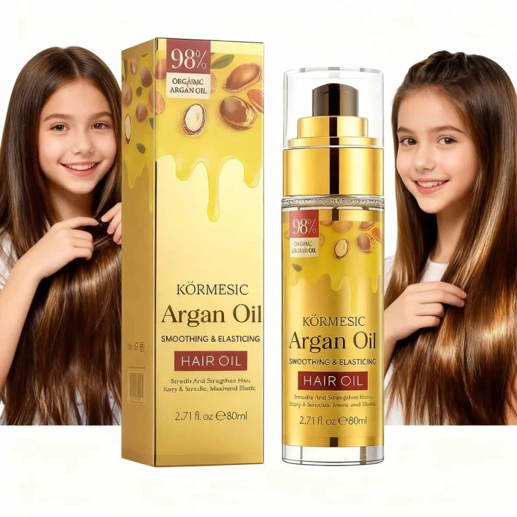 Ulei Argan pentru Strălucirea Părului Kormesic, 80 ml - imagine 4