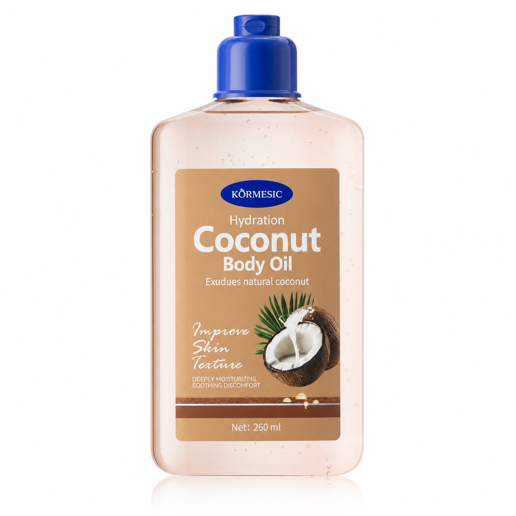 Ulei de corp hidratant cu cocos, Kormesic, 260 ml