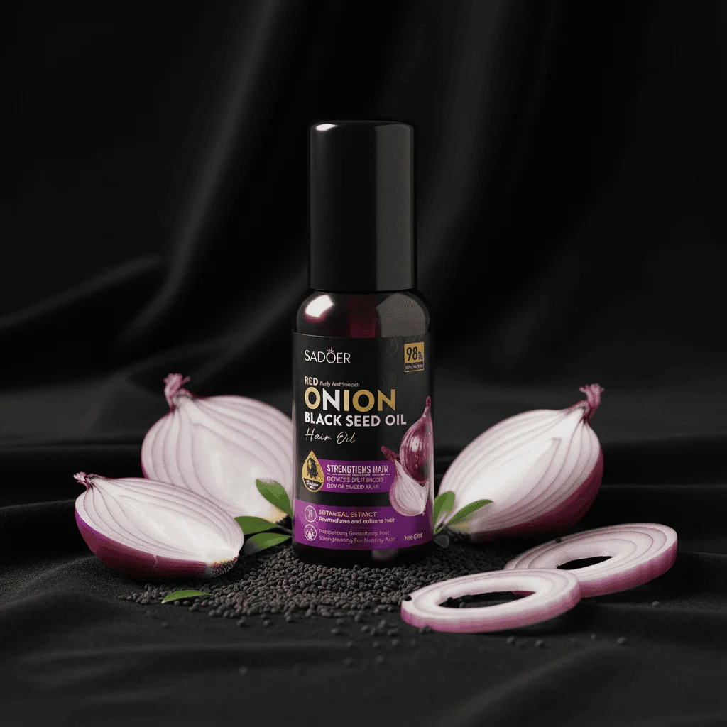 Ulei de par cu ceapa rosie si chimen negru,Sadoer, 30ml - imagine 2