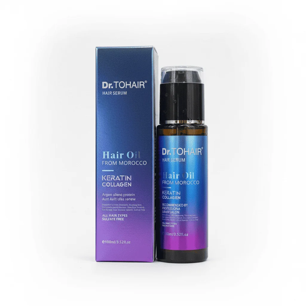 Ulei de păr cu keratină și colagen din Maroc, Dr.Tohair, 100 ml