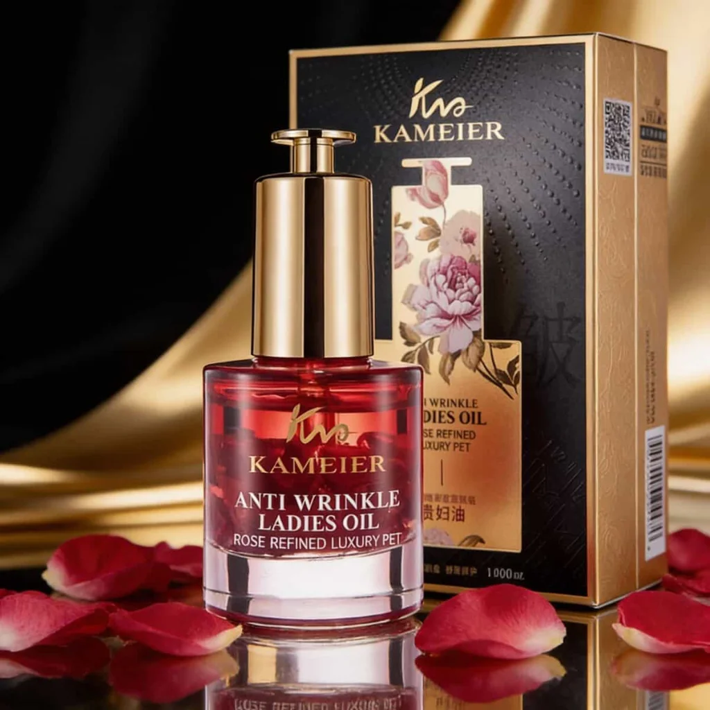 Ulei facial antirid cu trandafir, Kameier, 30 ml - imagine 5