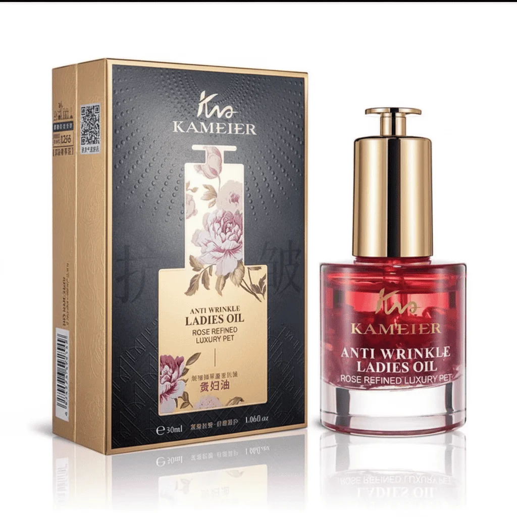 Ulei facial antirid cu trandafir, Kameier, 30 ml