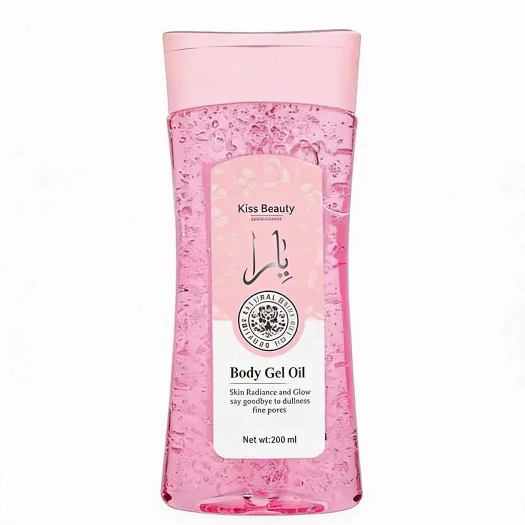 Ulei-gel de corp pentru strălucire, Kiss Beauty, 200 ml