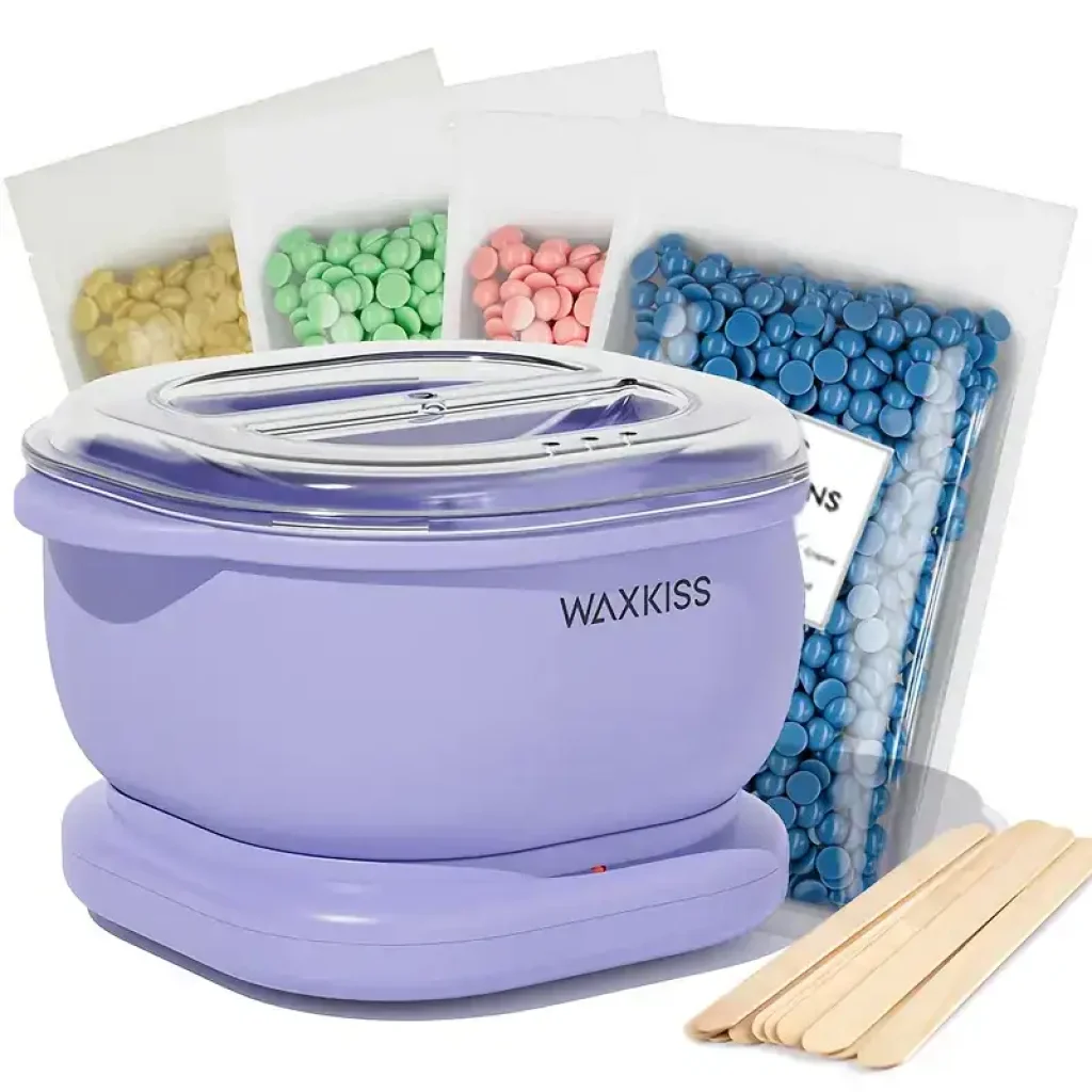 WAXKISS Kit de Epilare Portabil, culoare mov, 500 ml