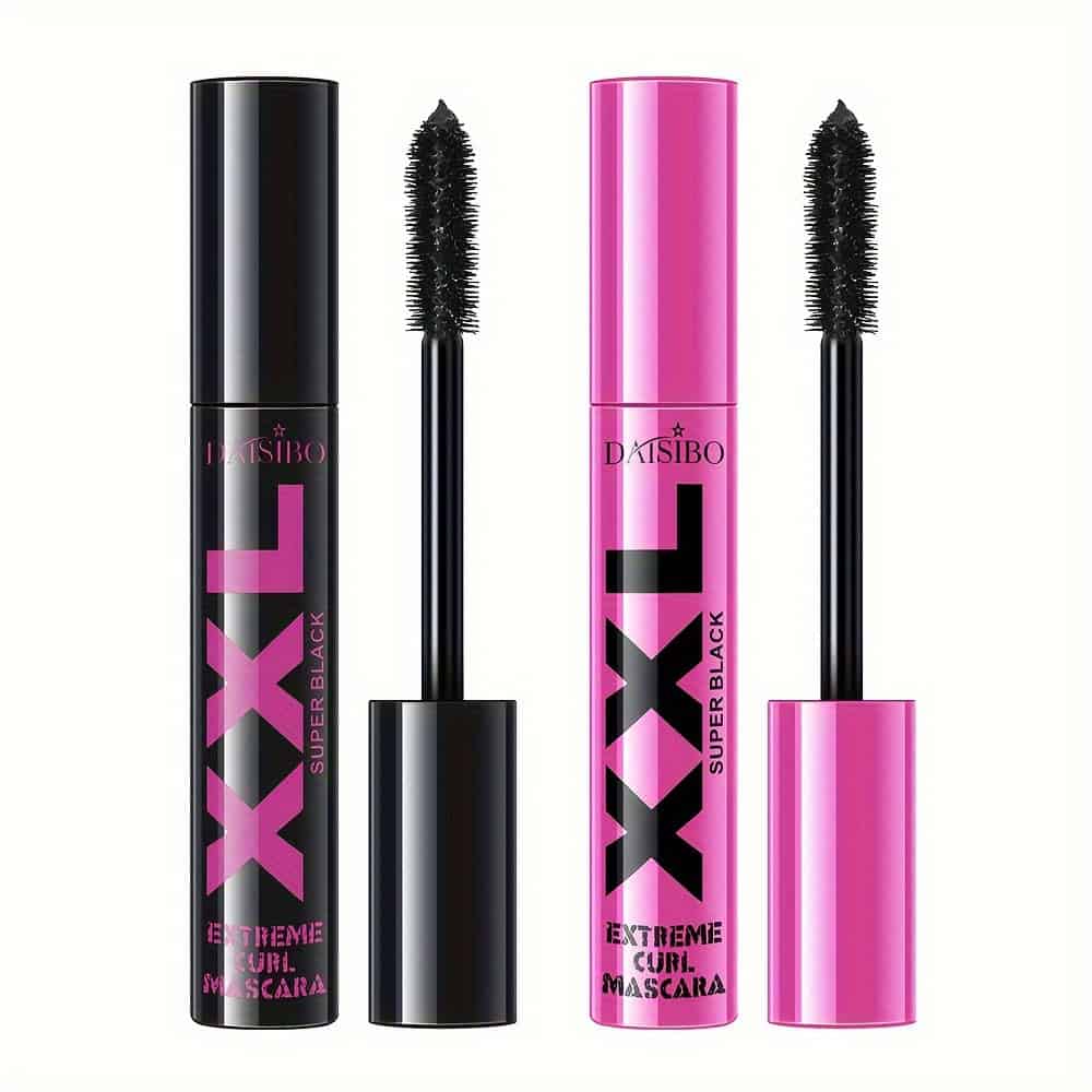 Mascara neagră și roz pentru volum instant, pentru gene spectaculoase și curbate.