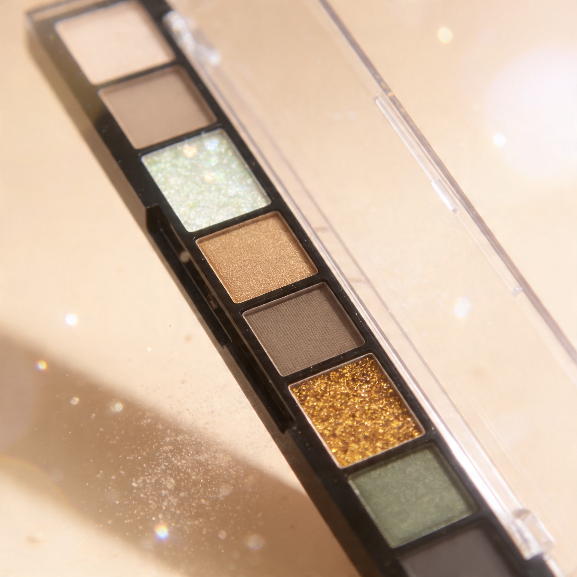 Pachet machiaj - Paletă Farduri Ochi + Eyeliner Lichid - imagine 3