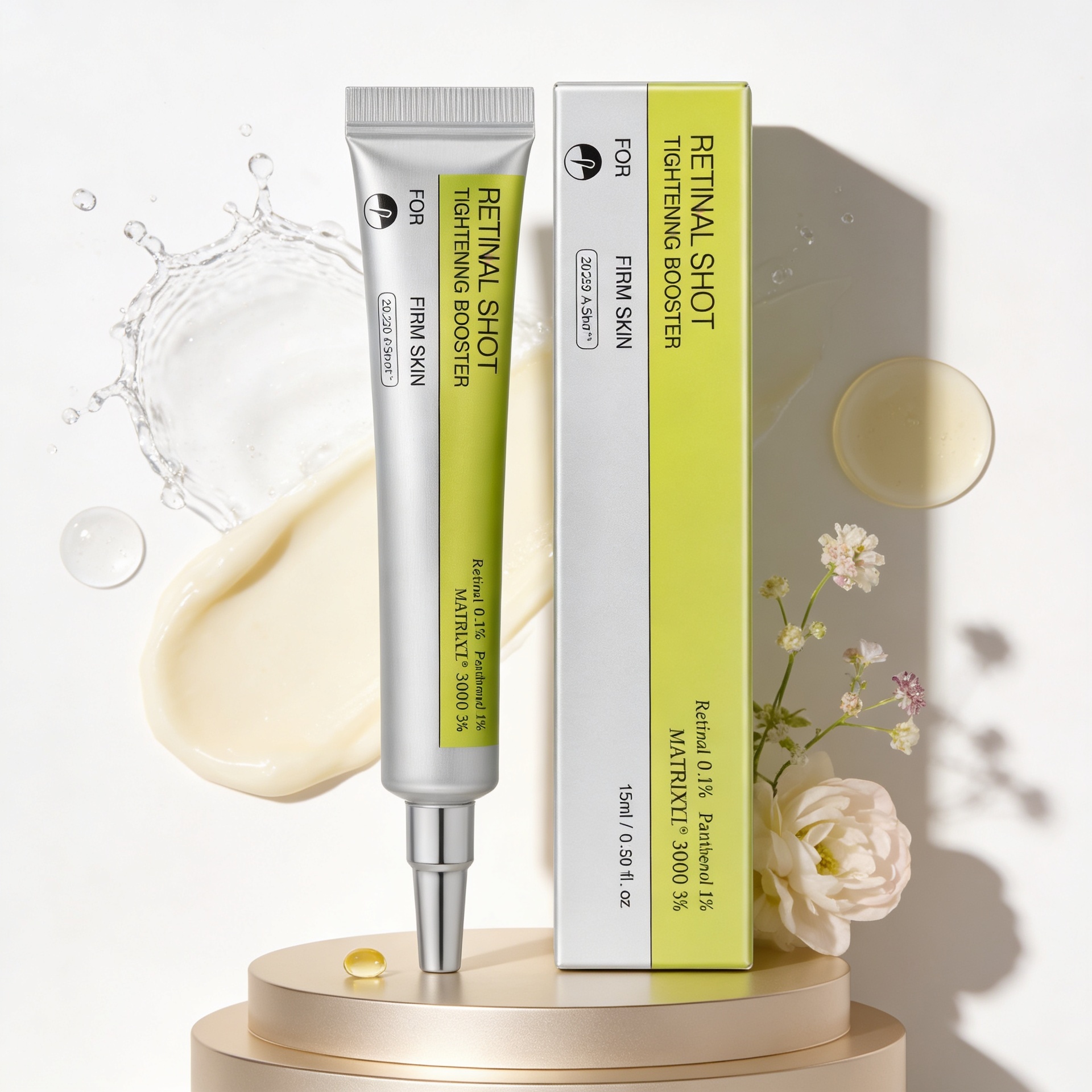 Pachet iluminare ten - Cremă cu niacinamide + Ser cu retinol - imagine 6
