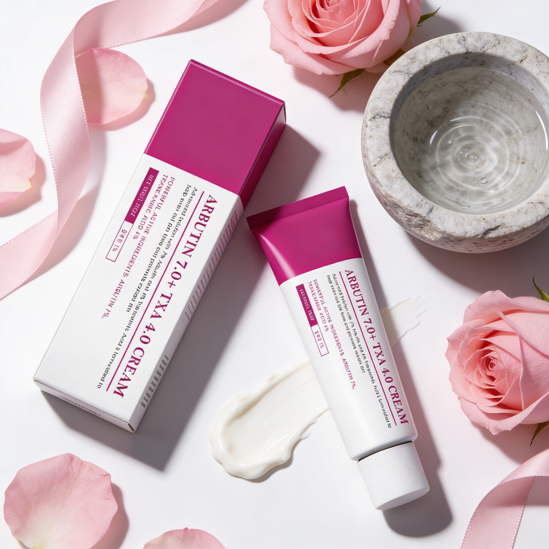 Pachet îngrijire ten - Cremă cu Niacinamide + Cremă cu Arbutin - imagine 6