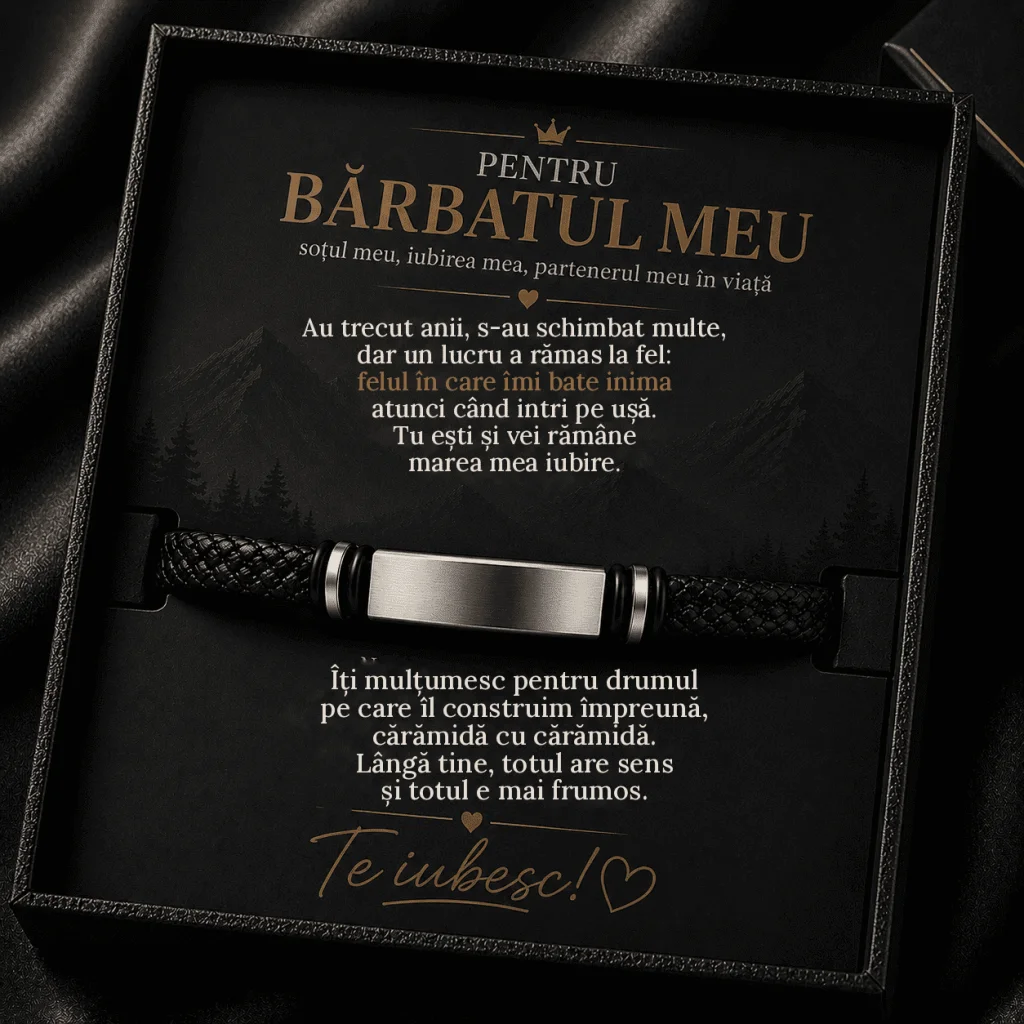 Brățară cadou pentru soț – Marea Mea Iubire - imagine 2